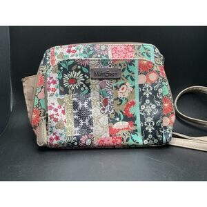 Multi Sac Women's Crossbody Floral Purse, 3‎ Compartments